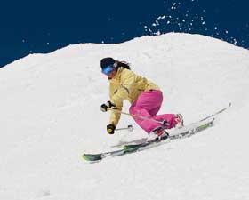 Kate Hourihan Telemark Skiing