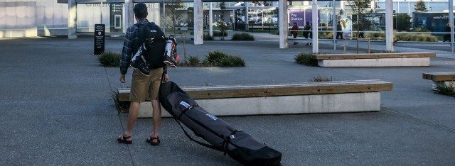 Cy Whitling reviews the Thule RoundTrip Double Ski Roller Bag for Blister Gear Review