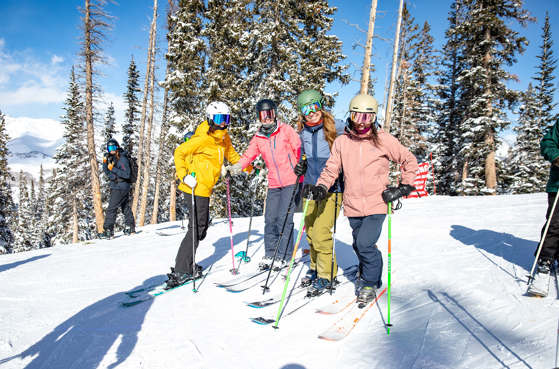 How to stop the ski slide