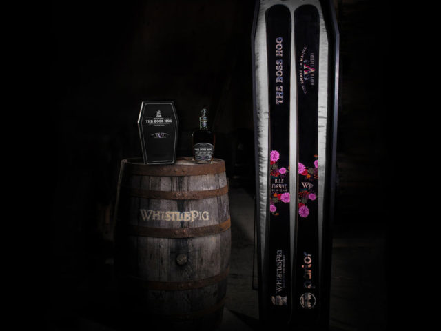 Parlor Skis and WhistlePig's Boss Hog ski and whiskey package on Blister