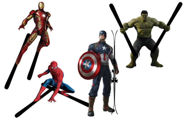 Which Ski for Which Superhero? Blister