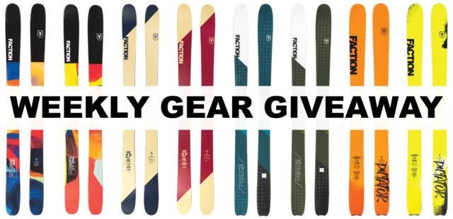 Win Any Faction Ski; Blister Gear Giveaway