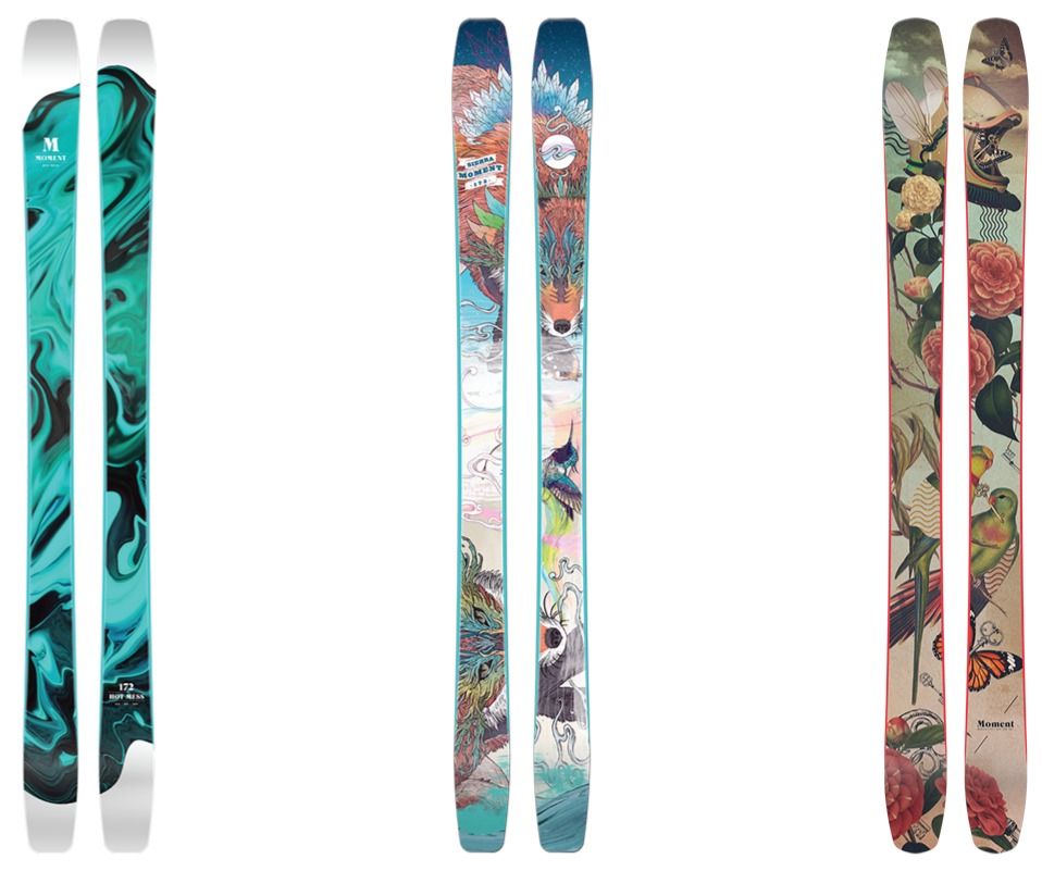 moment skis stock