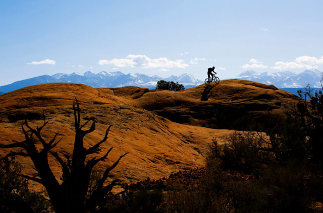 Blister partners with 57 Hours to plan a mountain biking and climbing trip to Moab.