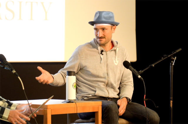 Claudio Caluori talks at the Blister Speaker Series at Western Colorado University about his career, the 2019 World Cup Downhill season, Velosolutions, pumpforpeace, and more.