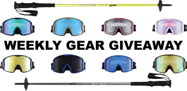 win Zipline goggles, poles, & a backpack; Blister Gear Giveaway