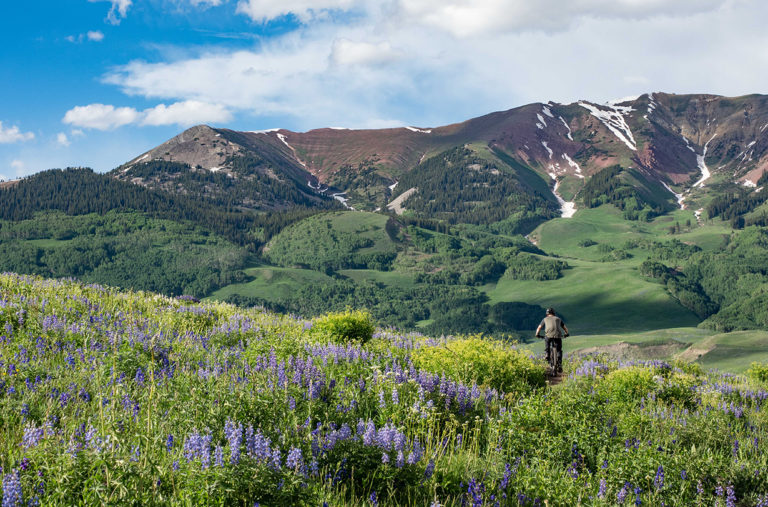 Biking in Crested Butte, CO
