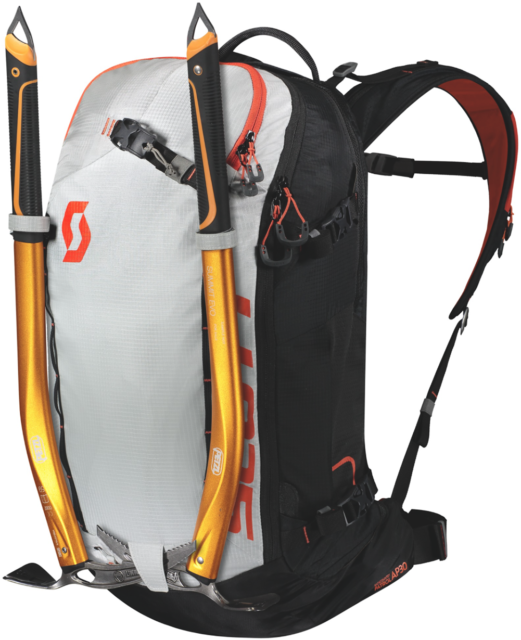 Paul Forward and Luke Koppa review the Scott Patrol E1 30 avalanche airbag backpack for Blister