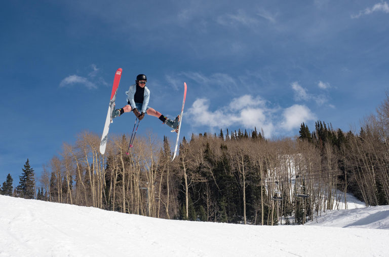 Luke Koppa on the Line Sir Francis Bacon, Crested Butte, Colorado
