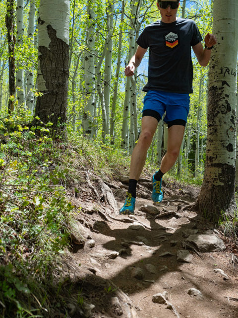 Gordon Gianniny reviews the Hoka One One Evo Jawz for Blister in Crested Butte, Colorado.