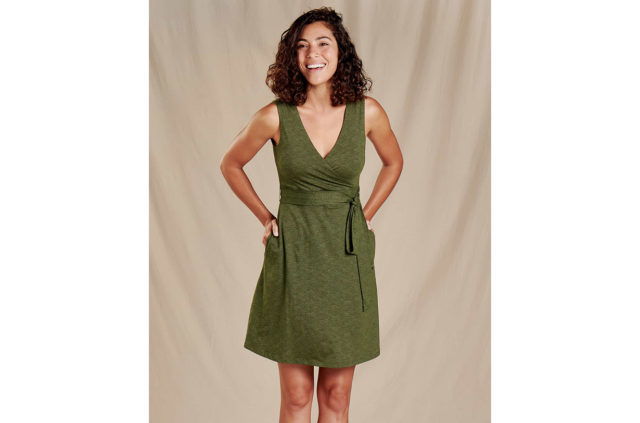 Toad&co cue store wrap sleeveless dress