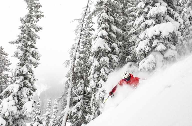 Jonathan Ellsworth skiing at Mt. Crested Butte, Colorado