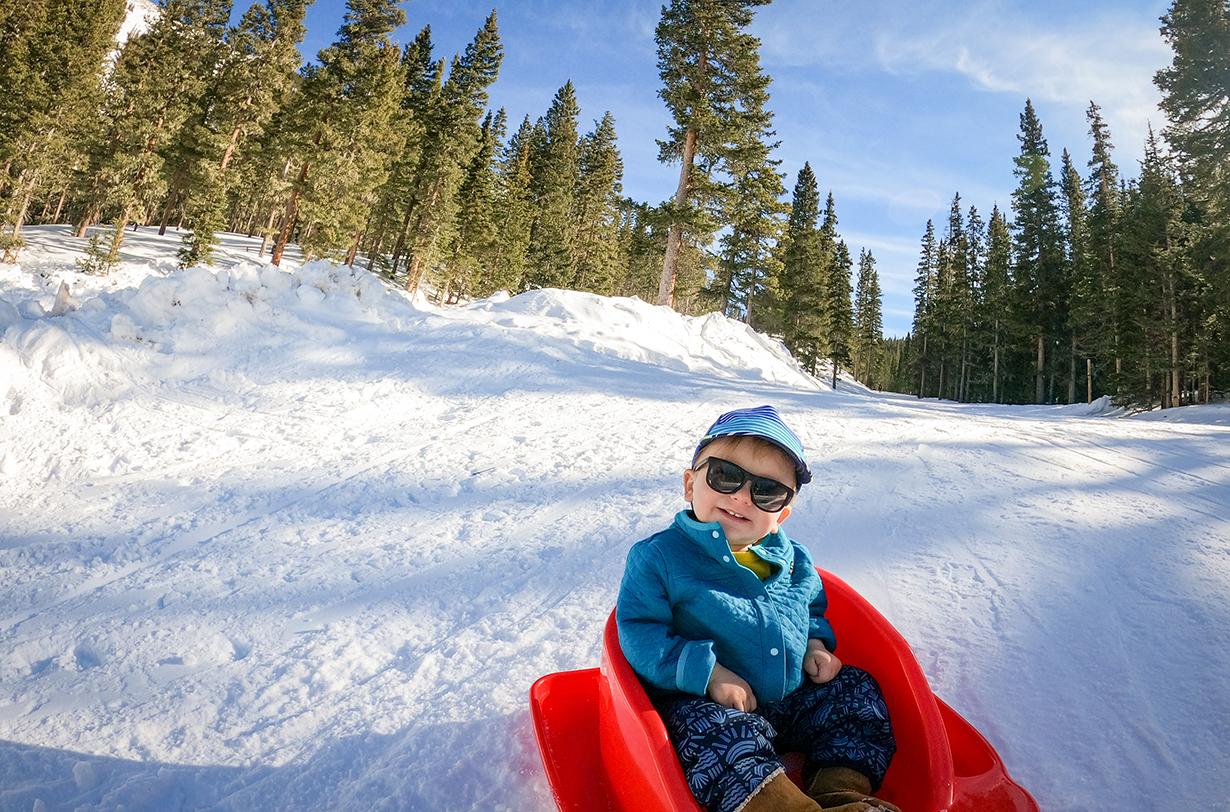 Kids' Pull Sled and Cushion Set, Sleds & Snow Tubes at L.L.Bean