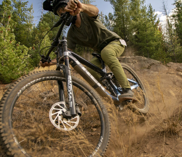 David Golay Blister mountain bike review on the Trek Session