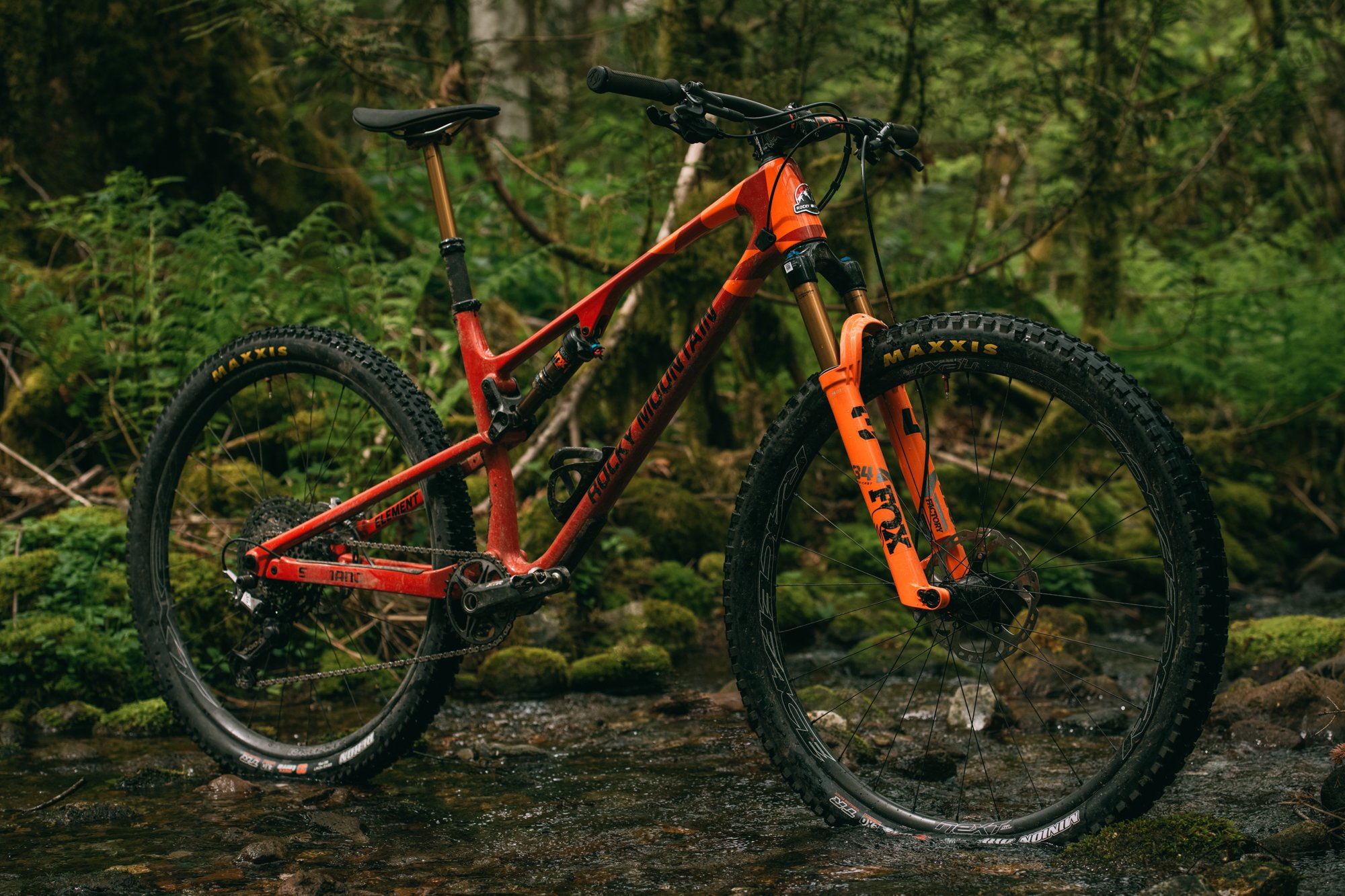 David Golay Blister mountain bike review on the Rocky Mountain Element