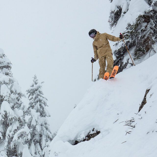 Dylan Wood in the Candide C1 3L Jacket & Bib (Mt. Crested Butte, CO)