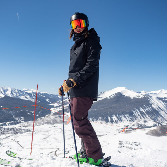 Luke Koppa in the Houdini Shelter Anorak (Mt. Crested Butte, CO)