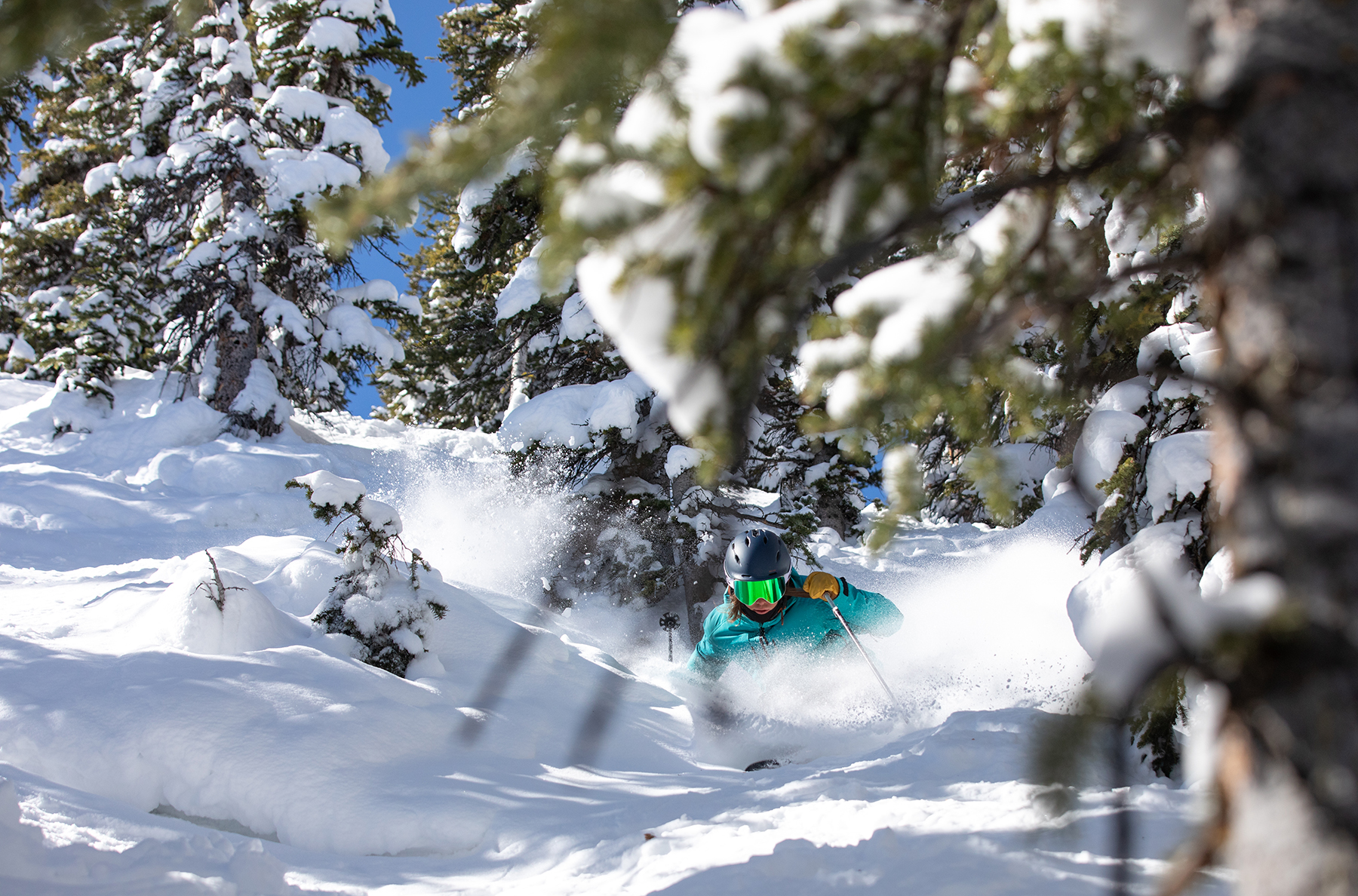 Even on day 3 of Summit B, there was still plenty of soft snow to ski.