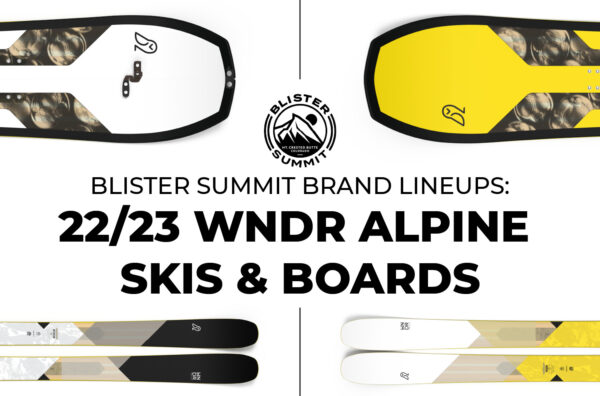 We talk with WNDR Alpine founder, Matt Sterbenz, about all the wide-ranging projects the brand has been working on over the past year, including their first-ever snowboards and splitboards; new “Spiral Plate” and how it’s helping them make their production more circular; the revised Intention 108 ski; the future plans for their bio-based Algal Tech (including WNDR Alpine french fries?); and much more.