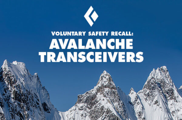 Black Diamond Issues Voluntary Recall of several PIEPS & Black Diamond Avalanche Transceivers