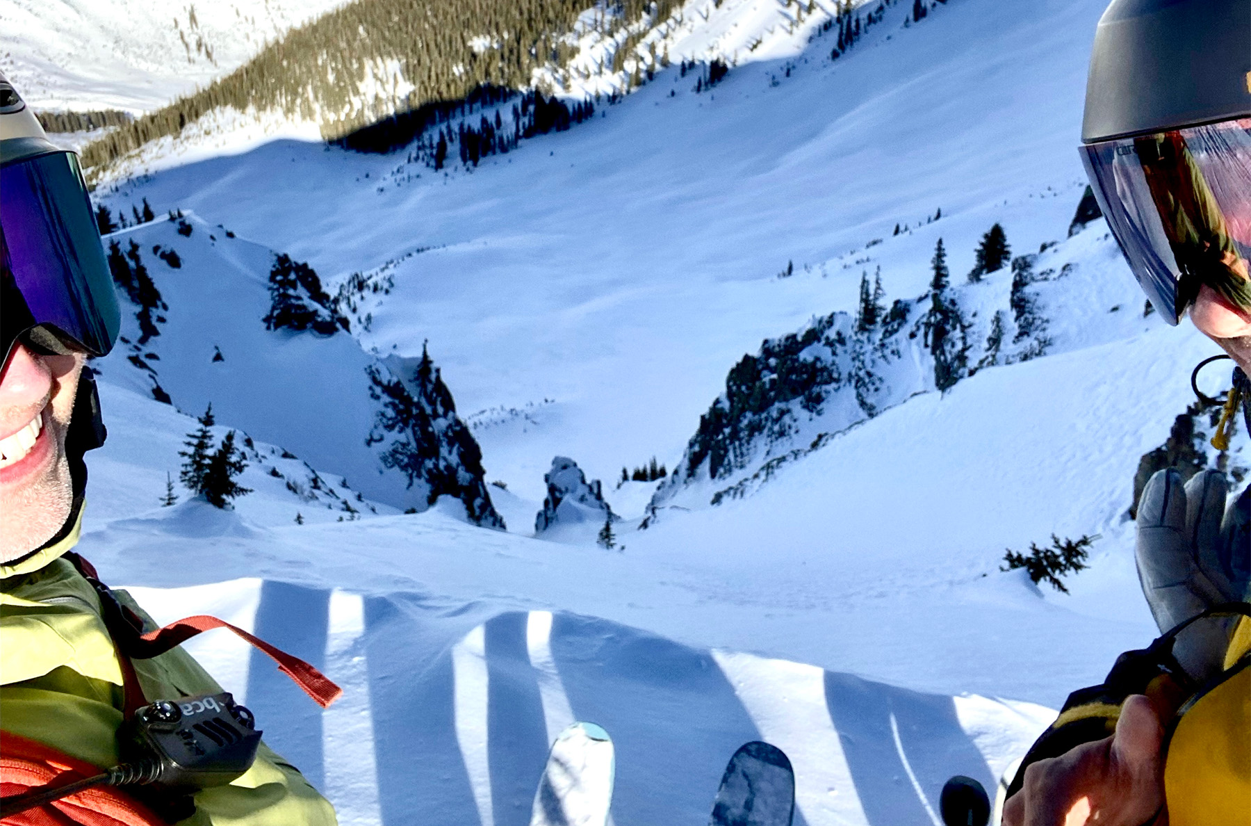 Jonathan & Rob in the Crested Butte backcountry