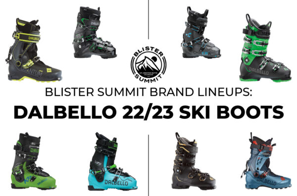 We sat down with Dalbello’s Geoff Curtis and Chris McKenna to discuss Dalbello’s 2022-2023 lineup of ski boots; developing both 3-piece ‘Cabrio’ and 2-piece ‘Overlap’ designs; the age-old debate about the pros and cons of both designs; Dalbello’s brand-new Veloce overlap series; the industry finally settling on boot sole norms; the rise of Alpine boots with tech toe fittings; the lightweight Quantum Free and Quantum Evo series and their unique 2-piece bonding construction; working to close the loop on boot manufacturing waste; and more.
