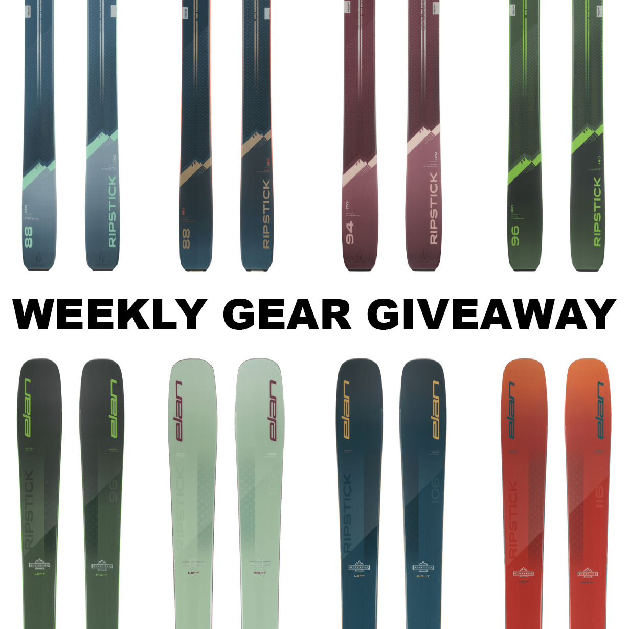 Win Elan Skis Blister Weekly Gear Giveaway