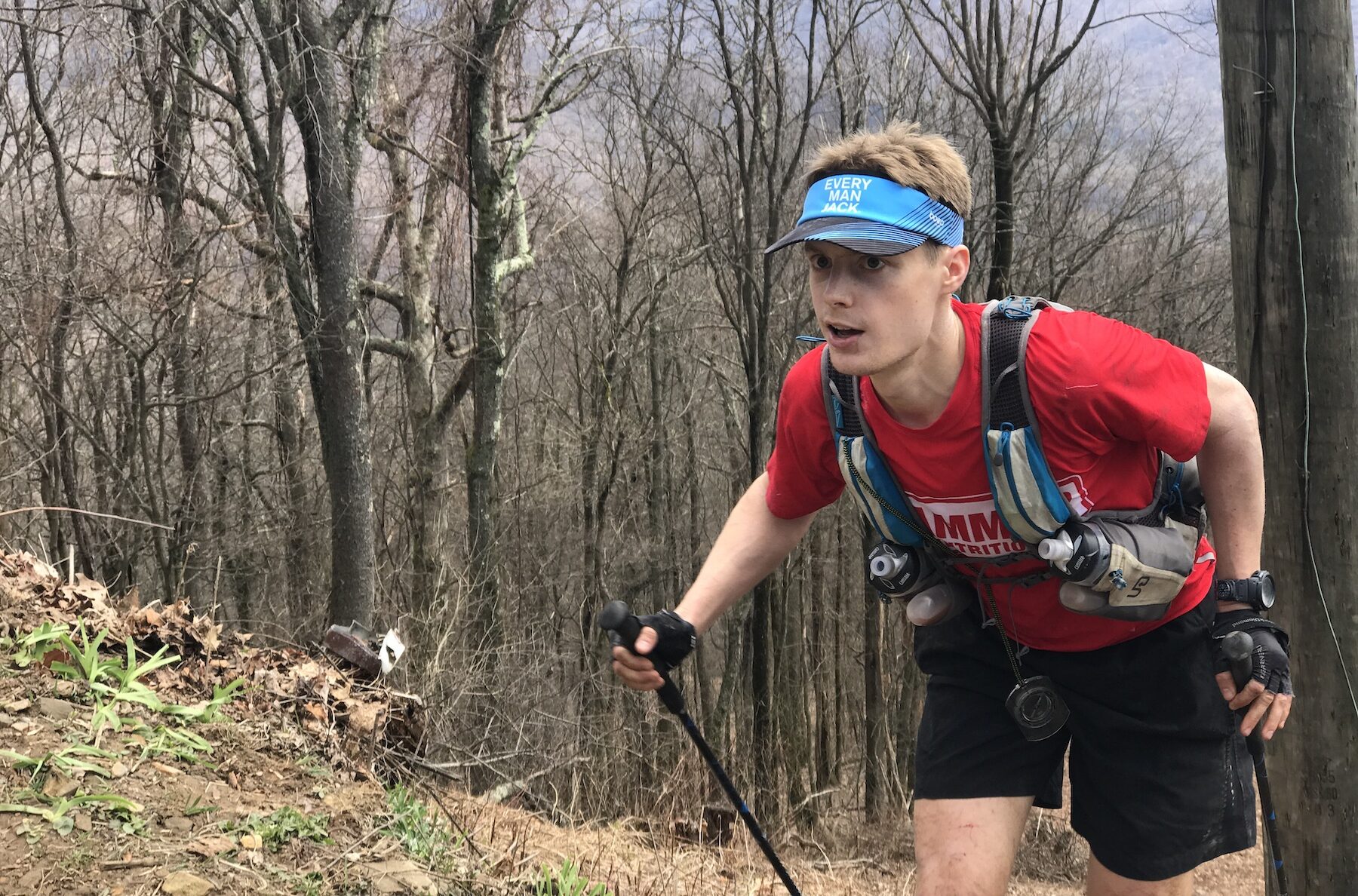 John during the 2017 Barkley Marathons (photo by Tyler Landrum)