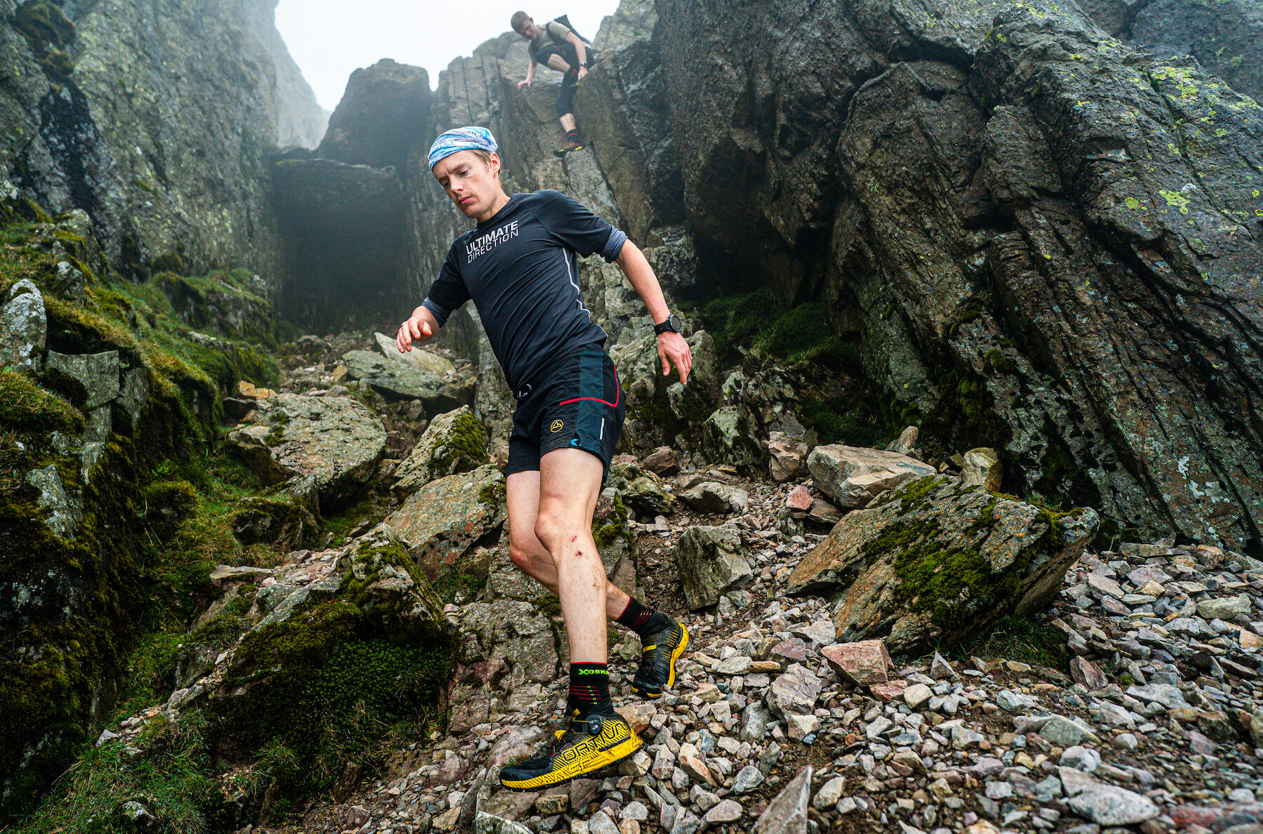 John Kelly during his Wainwrights attempt (photo by Steve Ashworth)