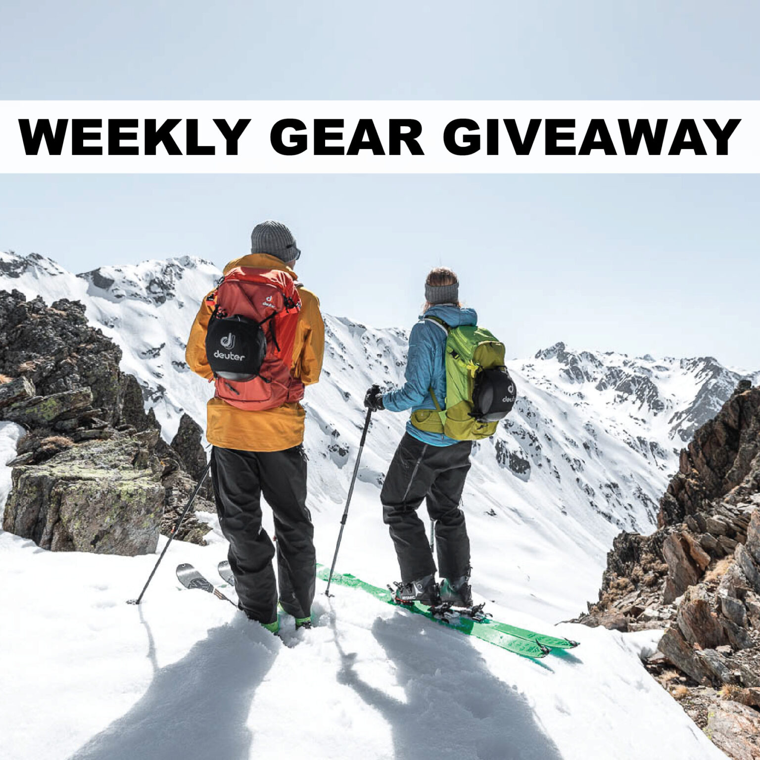 Win Deuter Ski Touring Packs Blister