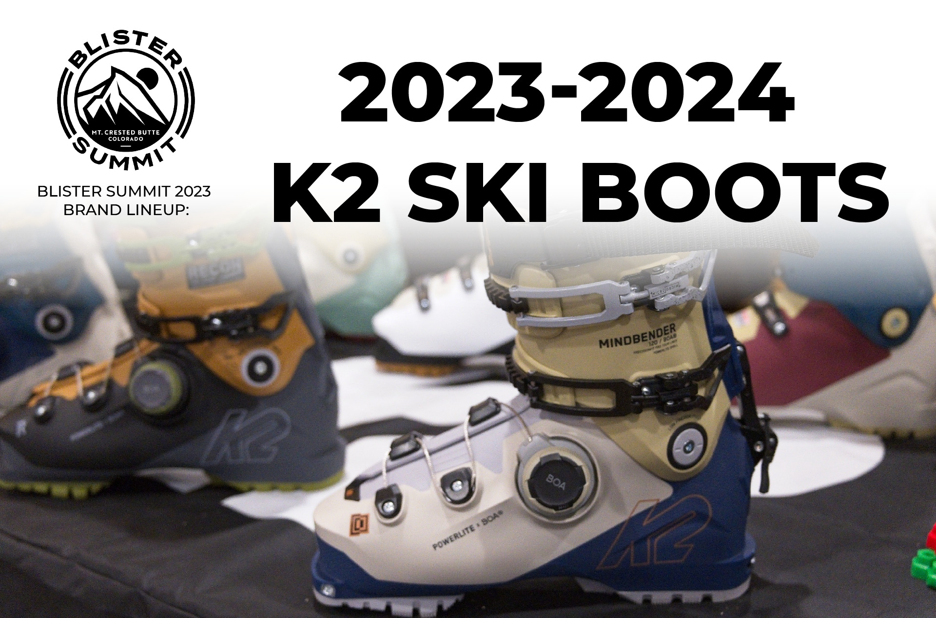 2024 K2 Mindbender 130 Boa Ski Boot, Alpine / Ski Boots