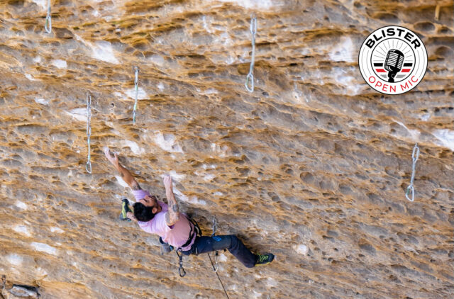For our latest Blister Open Mic, Sam Elias discusses finding purpose and ease in the swirling circumstances of home making, community building, hard climbing, tragedy, loss, grief, gun culture, and mass-shooting events.