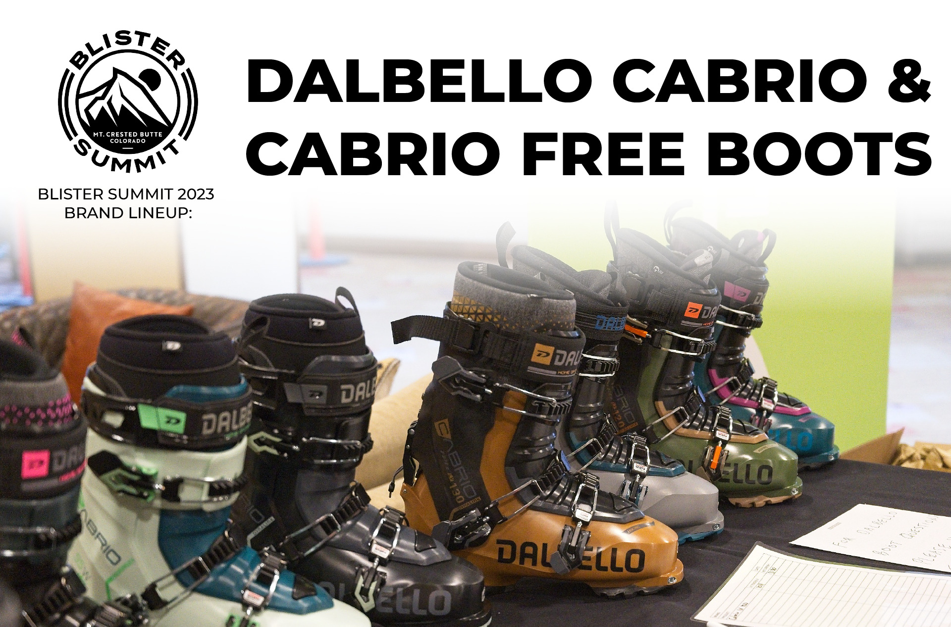 23/24 Dalbello Cabrio & Cabrio Free Boots