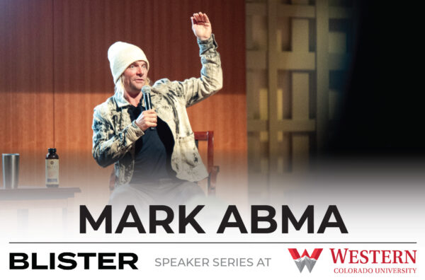 Mark Abma came to Western Colorado University for another edition of our Blister Speaker Series, where he broke down his segment from the MSP film, ALL IN; discussed his part in the new MSP film, Land of Giants; ran us through his preparation for ski season; longevity; confidence; pressure; staying calm; and more.