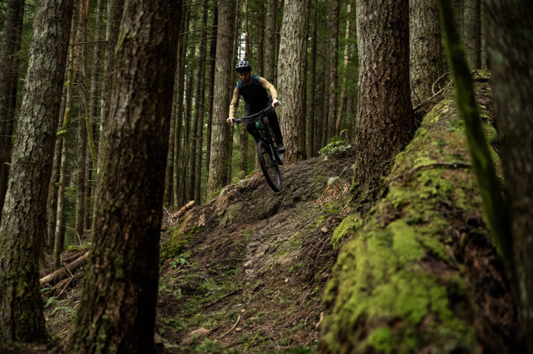 David Golay riding the Chromag Lowdown