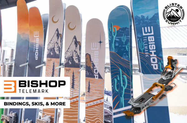 At Blister Summit 2024, Luke Koppa sat down with Bishop’s owner and engineer, Dave Bombard, to get the rundown on the current lineup, including their latest cross-compatible bindings; their collection of skis and how they designed them specifically for tele skiers; the San Juan Stick and its historical significance, and more.