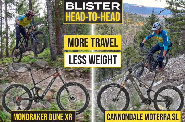 Blister Head-to-Head video review: we compare and contrast the Cannondale Moterra SL and Mondraker Dune XR