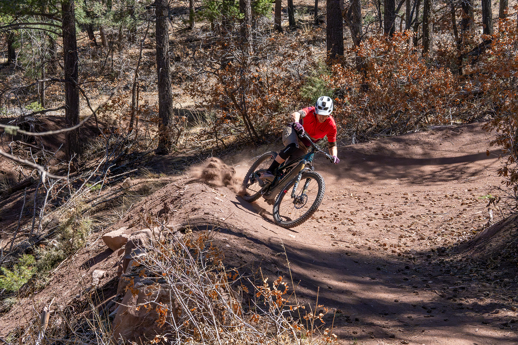 Simon Stewart riding the Santa Cruz Vala