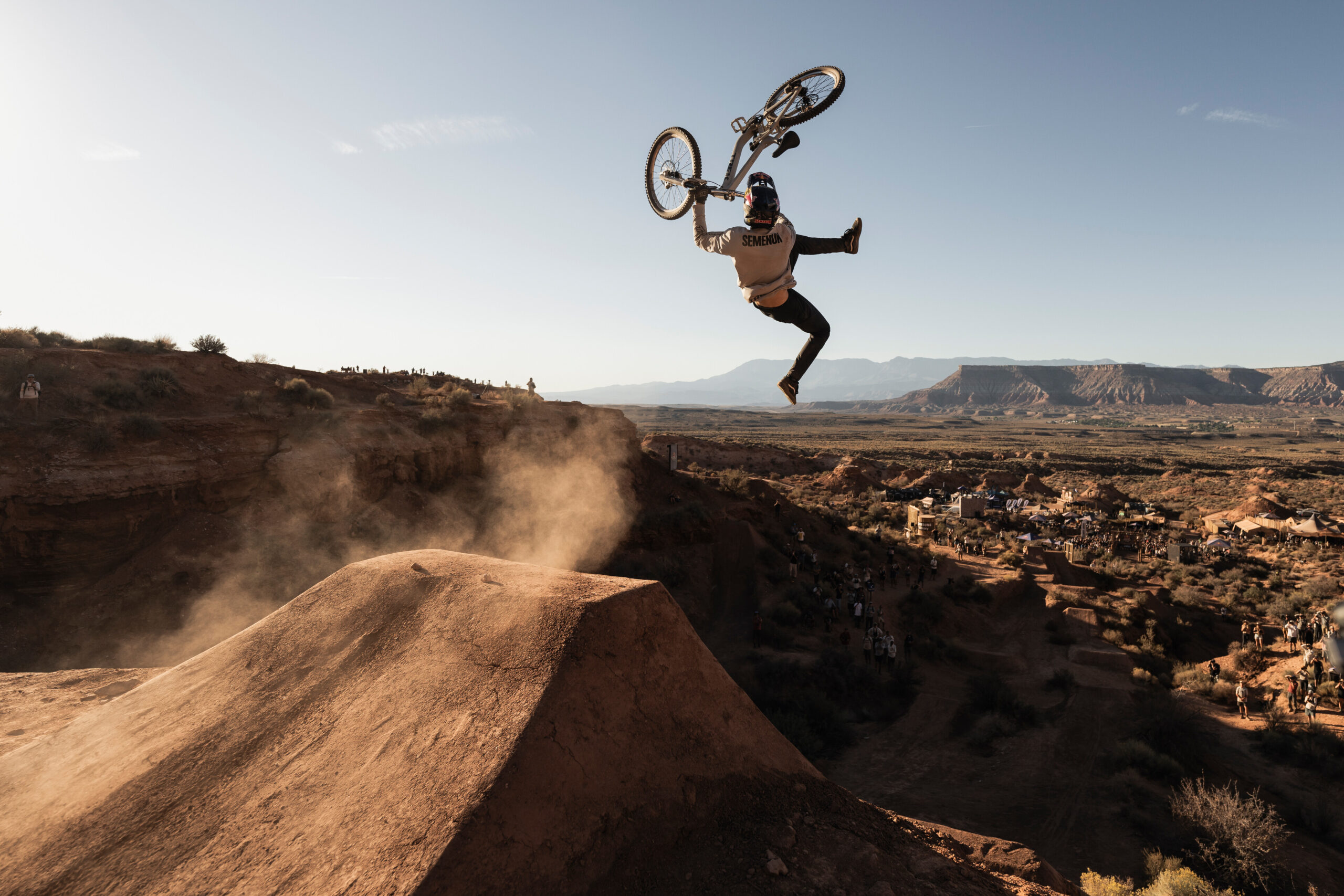 Brandon Semenuk on his way to his fifth Red Bull Rampage win (photo: Bartek Wolinski / Red Bull Content Pool)