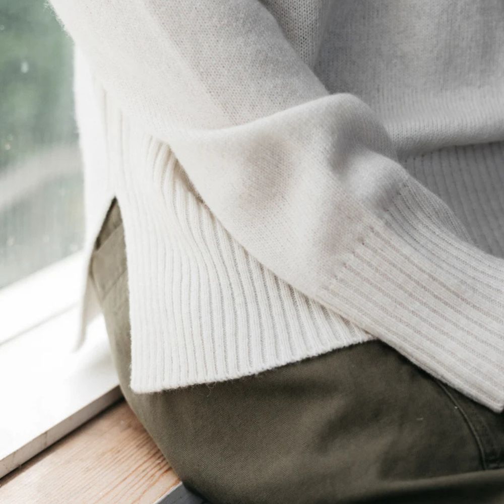 Kara Williard reviews the Finisterre Women’s Cavan Ribbed Knit Sweater for BLISTER.