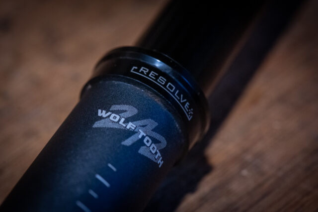 David Golay reviews the Wolf Tooth Resolve rev2 dropper post for Blister