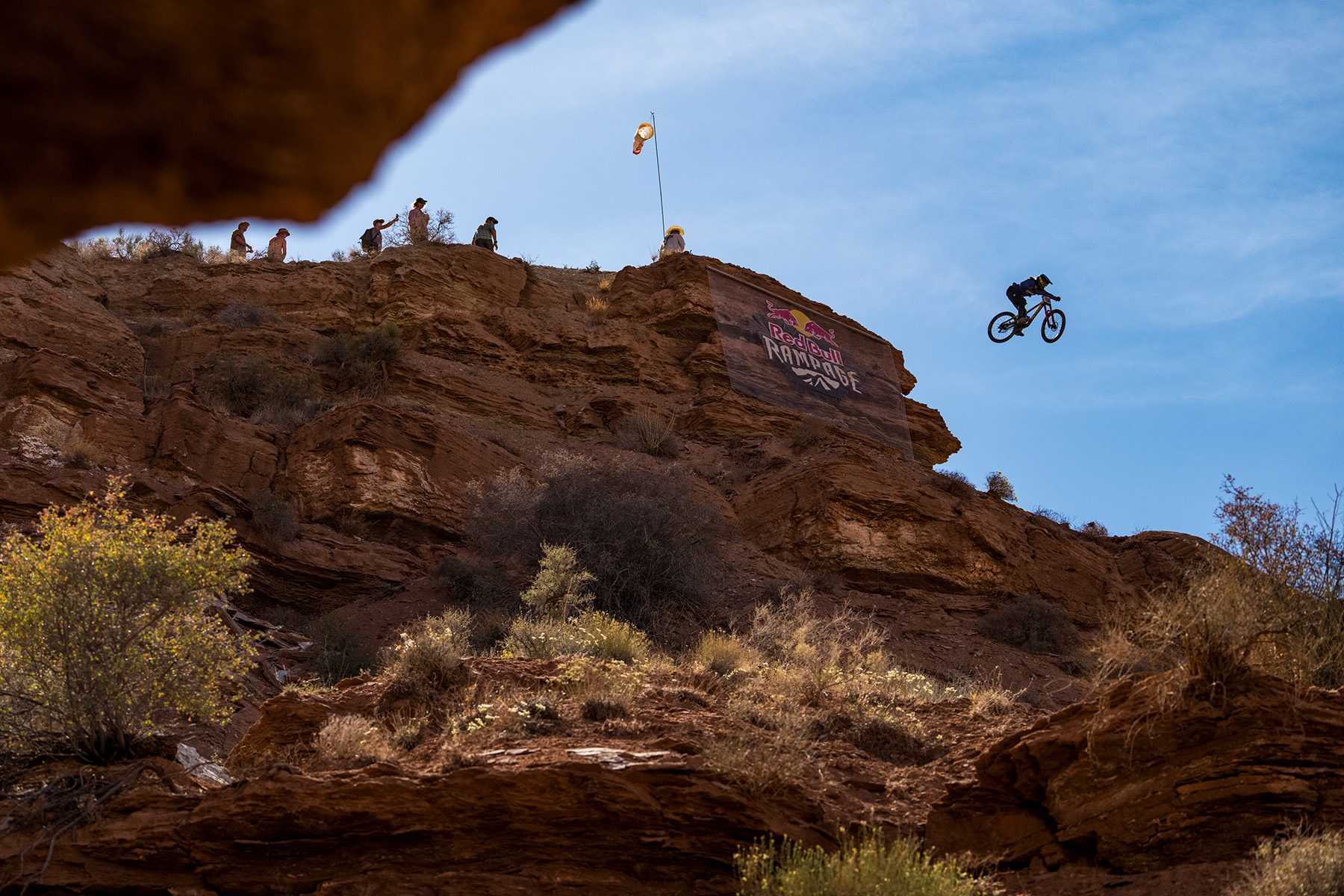 Georgia Astle performs during the women’s final at Red Bull Rampage (photo: Christian Pondella / Red Bull Content Pool)