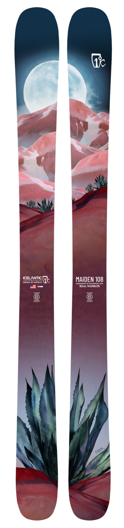 Blister reviews the new Icelantic Maiden 108.