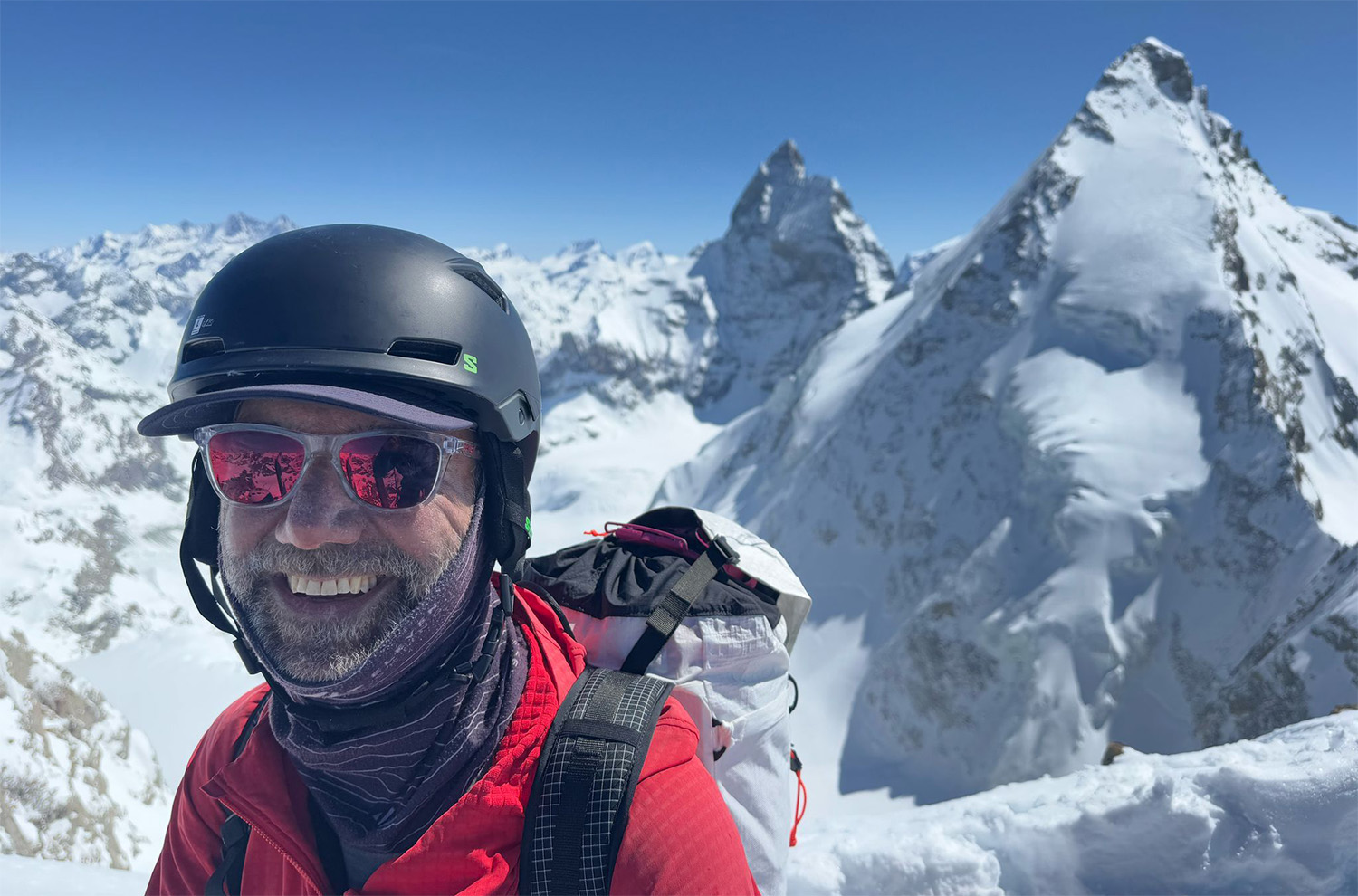 Bobak in front of the Matterhorn