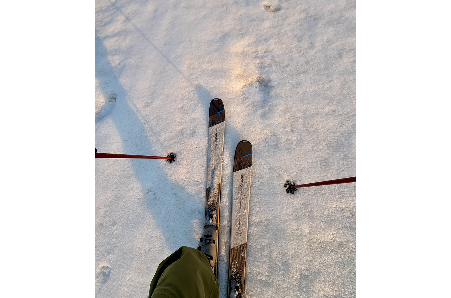 Jonathan Ellsworth testing the Salomon MTN 96 Carbon, MTN Pure binding, & Atomic Hawx Ultra XTD 130 BOA