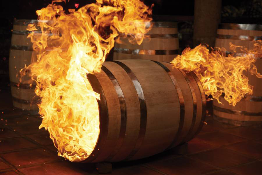 Jose Cuervo ages tequila in freshly charred oak barrels