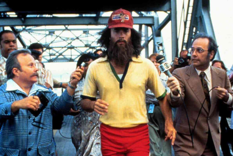 Forrest Gump running - same image