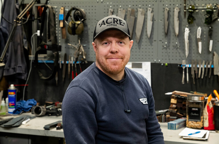 Let's Use This for Featured Image_ - Jamison Chopp at his bench - photo credit_ Teo Crider