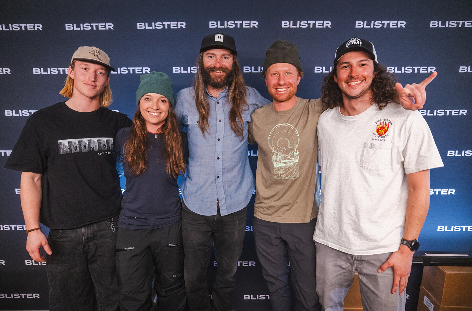 Dane Tudor, Todd Ligare, Amy Jane David, Stinius Skjøtskift, and Dylan Wood