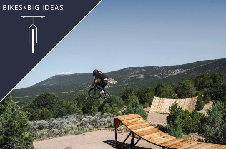 Rocket Ramps at the Picuris Pueblo bike park